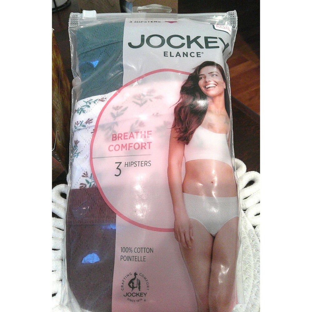NEW IN PACK Jockey Elance Super Soft Breathable Hipsters Assorted Color Sze 10